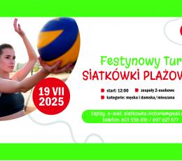 Festynowy Turniej Siatkówki Plażowej